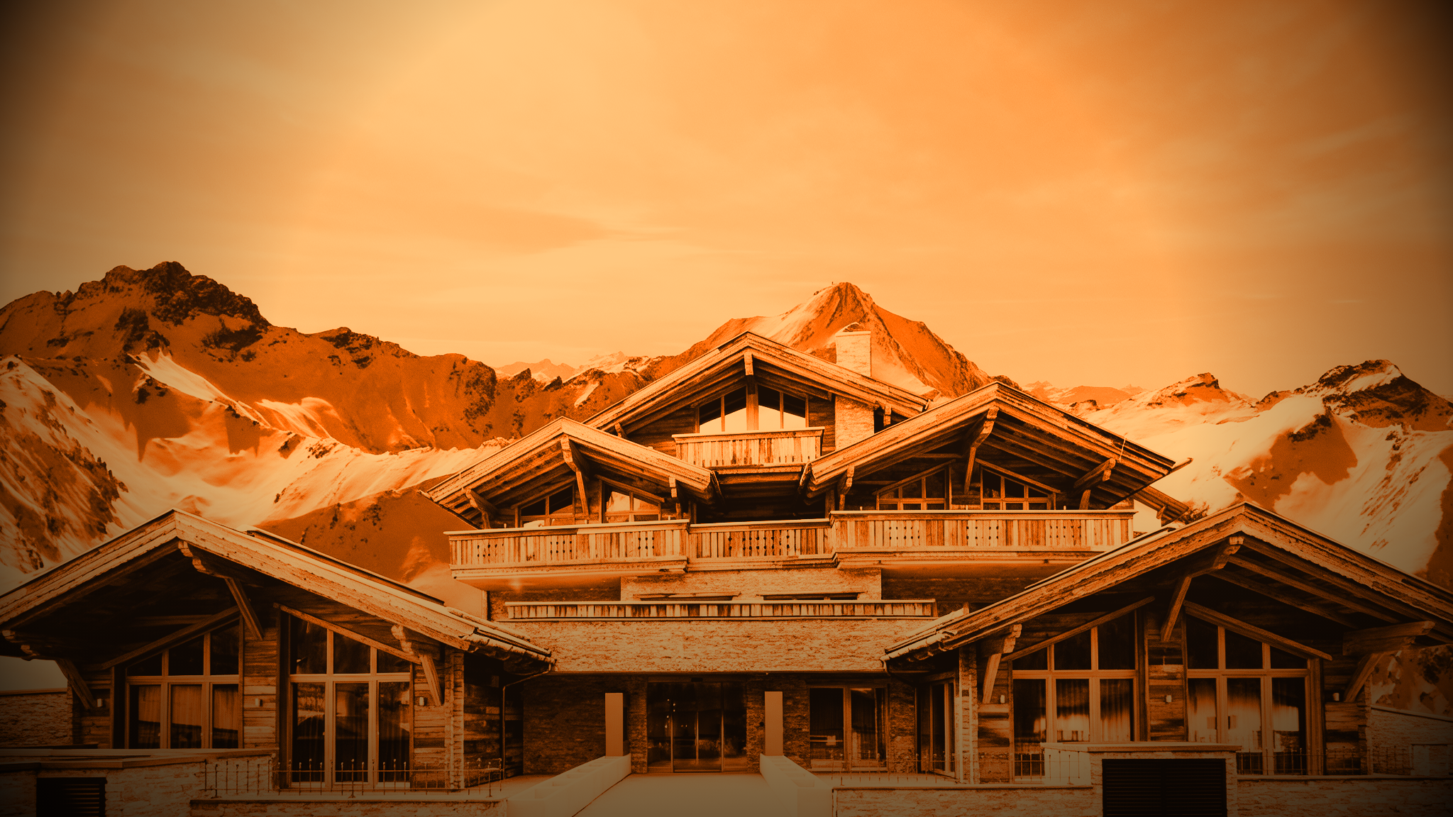 Example Image of an chalet in Alps